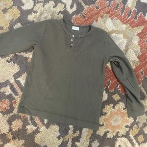 Simple Folk Boys Green Henley